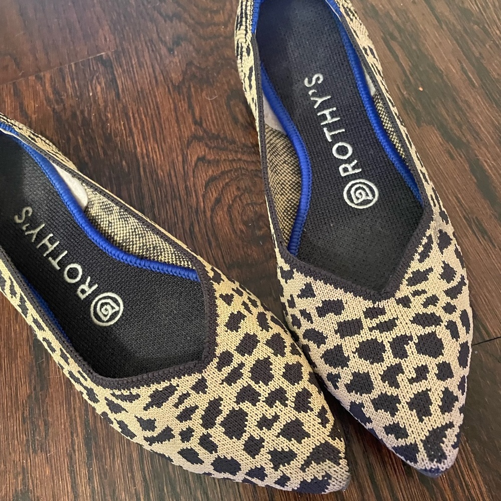 Rothy’s Leopard Point, Retired, Size 7 - Picture 3 of 5
